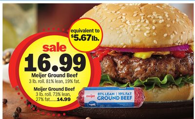 Meijer Ground Beef