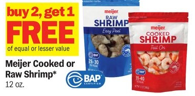 Meijer Cooked or Raw Shrimp*