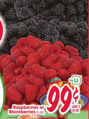 Raspberries or Blackberries