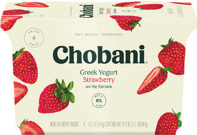 Chobani Greek and Zero Sugar Yogurt 4pk, Select Varieties, Lucerne Yogurt 32oz, Select Varieties or Dannon Yogurt 32oz.