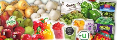 Fresh Cut Cantaloupe, Honeydew or Seedless Watermelon 9 oz. cup, Washington Cosmic Crisp, Pink Lady, Fuji, Granny Smith or Red Delicious Apples lb., D'Anjou, Bosc or Red Pears lb., White Onions lb., Key Limes 1 lb., Vidalia ® Sweet Onions lb.,