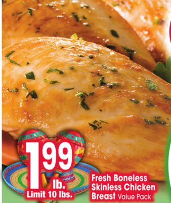 Fresh Boneless Skinless Chicken Breast