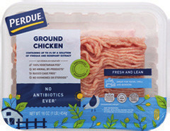 Perdue Boneless Chicken Thighs (lb.) or Ground Chicken 16 oz. (ea.)