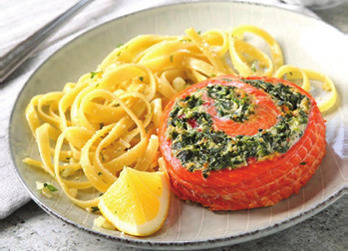 Stuffed Salmon or Cod Pinwheels