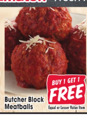 Butcher Block Meatballs