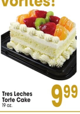 Tres Leches Torte Cake