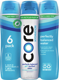 Bai 6 pk., 14 oz. or Core 6 pk., 30.4 oz.