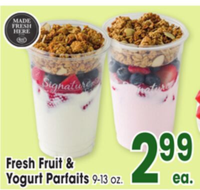 Fresh Fruit & Yogurt Parfaits