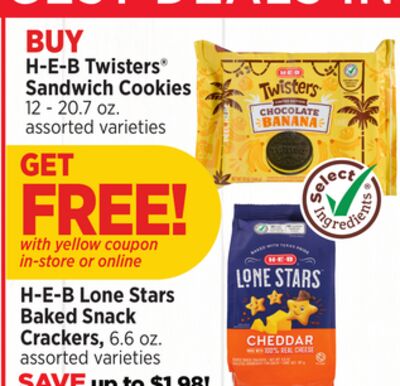 H-E-B Twisters® Sandwich Cookies