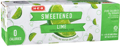 H-E-B Sweetened or Unsweetened Sparkling Water