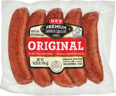 H-E-B Premium Smoked Sausage Links
