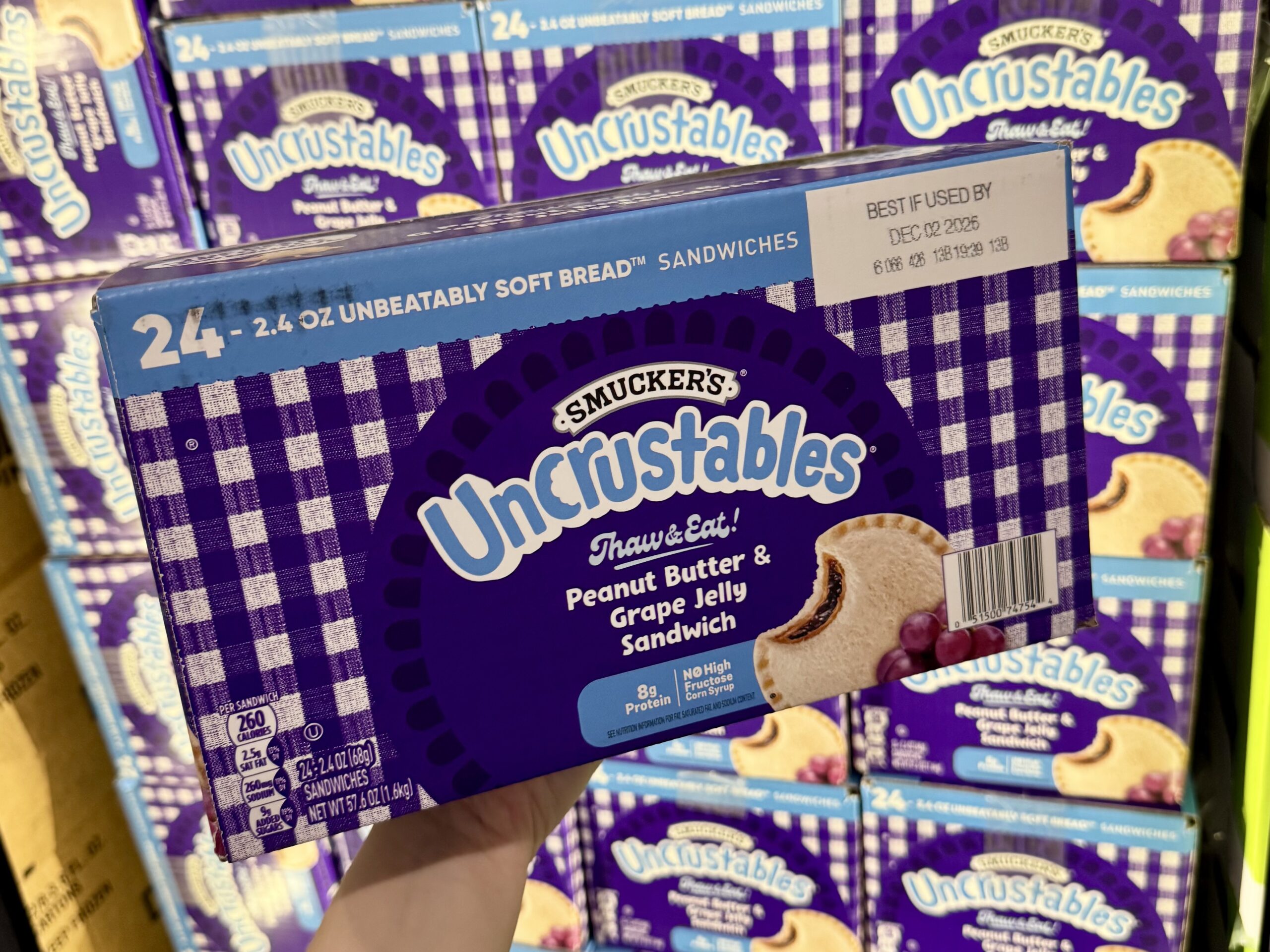 Smucker's Uncrustables Peanut Butter & Grape Jelly