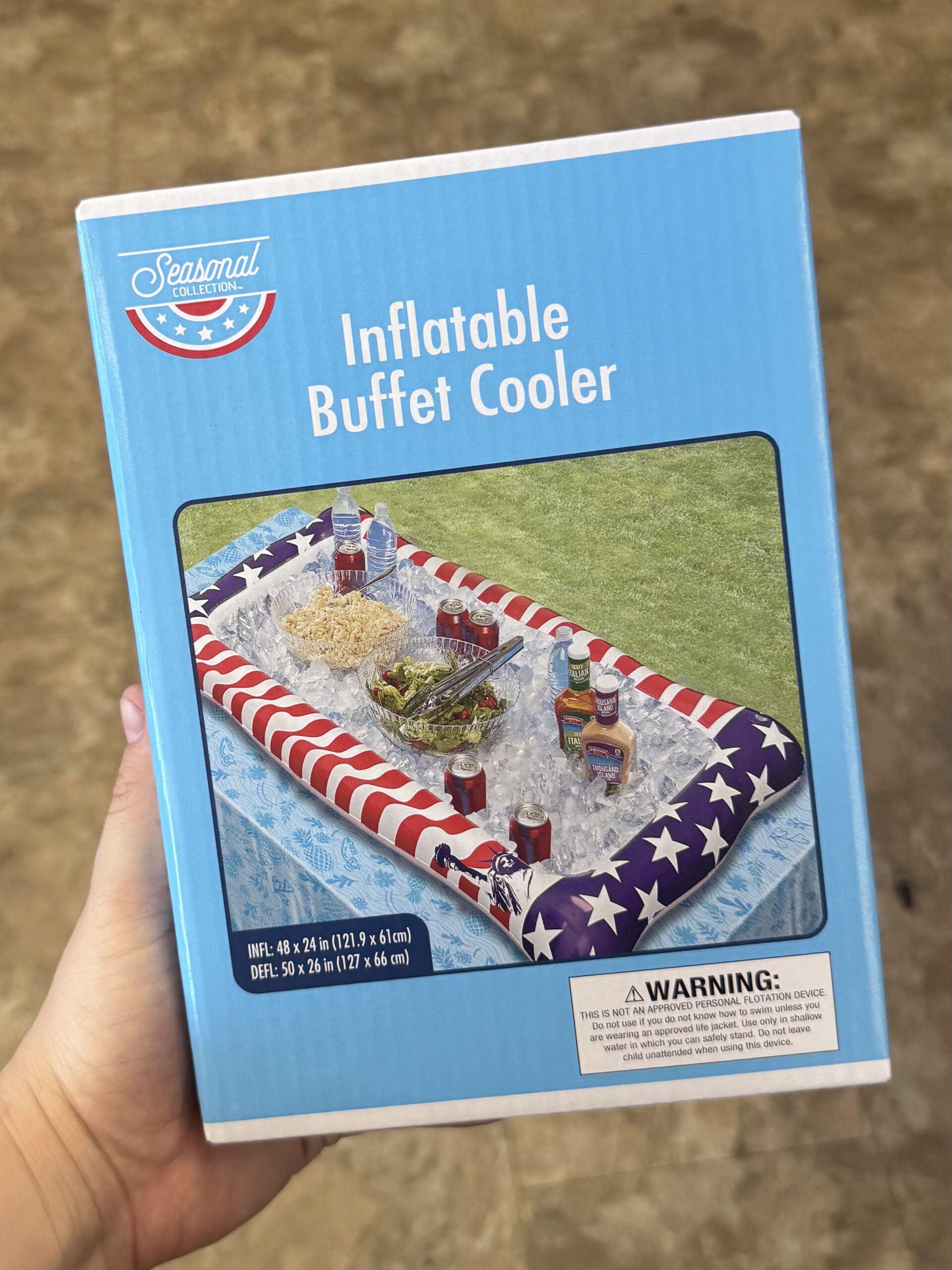 Seasonal Collection Pineapple Inflatable Buffet Cooler - in store