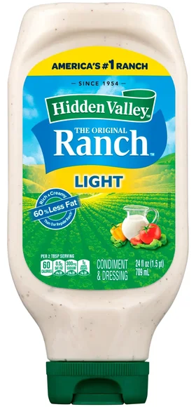 Hidden Valley Original Light Ranch Dressing & Condiment Squeeze