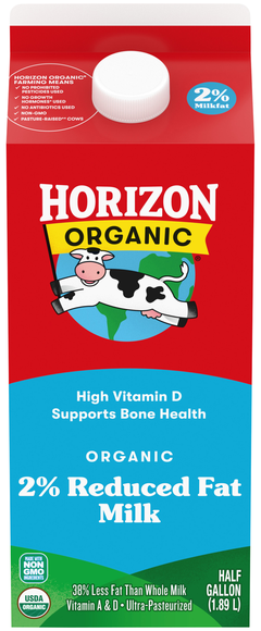 Horizon Organic 2% Reduced Fat Milk