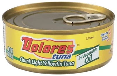 Dolores Tuna Yellowfin Chuck Light in Vegetable Oil - 5 Oz