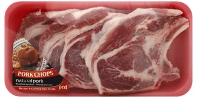Meat Counter Pork Loin Blade Chops Bone In Thin - 1.50 LB