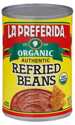 La Preferida Organic Beans Refried Authentic Can - 15 Oz