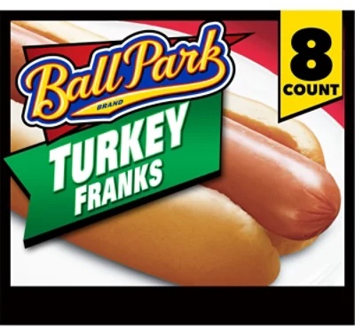 Ball Park Turkey Hot Dogs - 8 Count