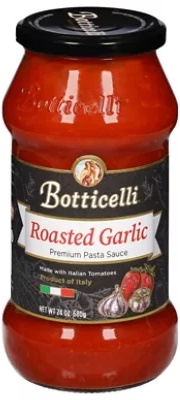 Botticelli Pasta Sauce Premium Roasted Garlic - 24 Oz