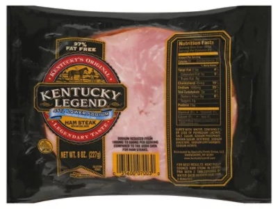 Kentucky Legend Lower Sodium Ham Steaks - 8 Oz