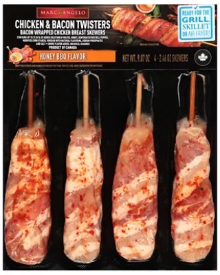 Marcangelo Bacon Wrapped Chicken Breast Skewers - 9.87 OZ