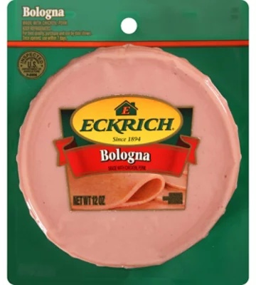 Eckrich Sliced Bologna Lunchmeat - 12 OZ