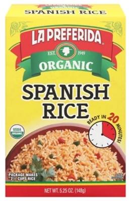 La Preferida Rice Spanish Organic - 5.25 OZ