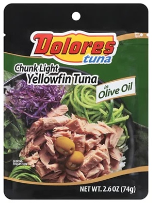 Dolores Tuna Yellowfin In Olive Oil - 2.6 O