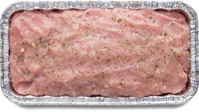 Turkey Meatloaf Seasoned - 0.5 Lb