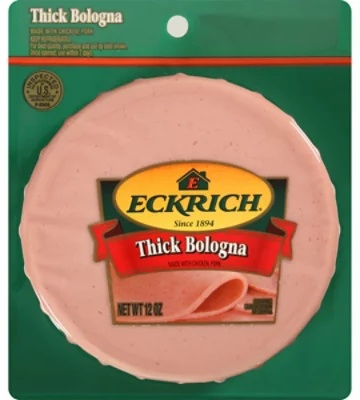 h Thick Sliced Bologna Lunchmeat - 12 Oz