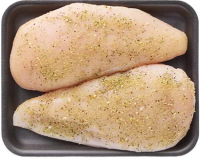 Chicken Breast Boneless Lemon Pepper Thin Seasoning - LB
