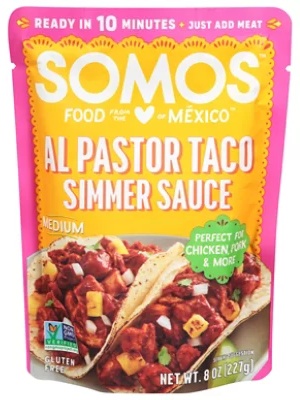 Somos Simmer Sauce Al Pastor Taco Medium - 8 OZ