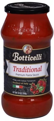 Botticelli Foods Pasta Sauce Traditional - 24 OZ