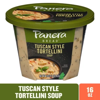 Panera Bread Tuscan Style Tortellini Soup Cup - 16 OZ