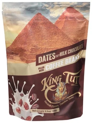 King Tut Chocolate Coffee Bean Dates - 3.5 Oz