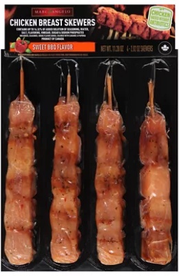 Marcangelo Chicken Breast Skewer Sweet Bbq 11.28 Oz - 11.28OZ
