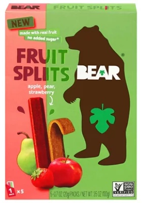 Bear Yoyo Fruit Splits Apple Strawberryunt - 3.5 OZ