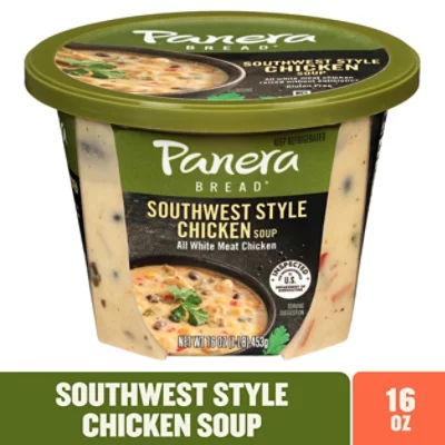Panera Southwest Style Chicken Soup Cup - 16 OZ