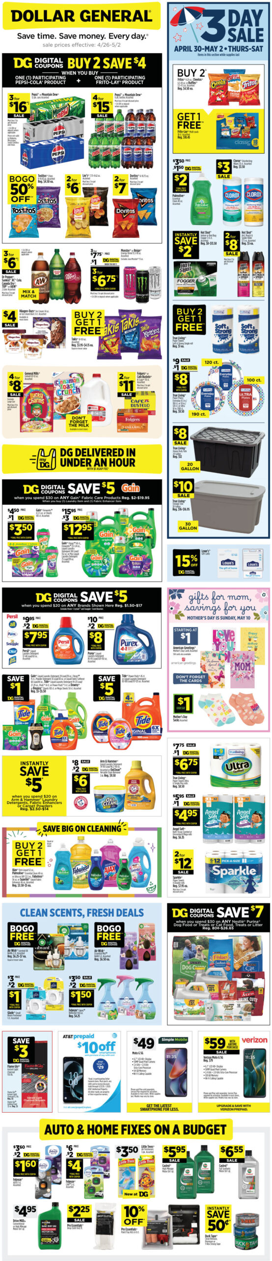 Dollar General Weekly Ad Page 1