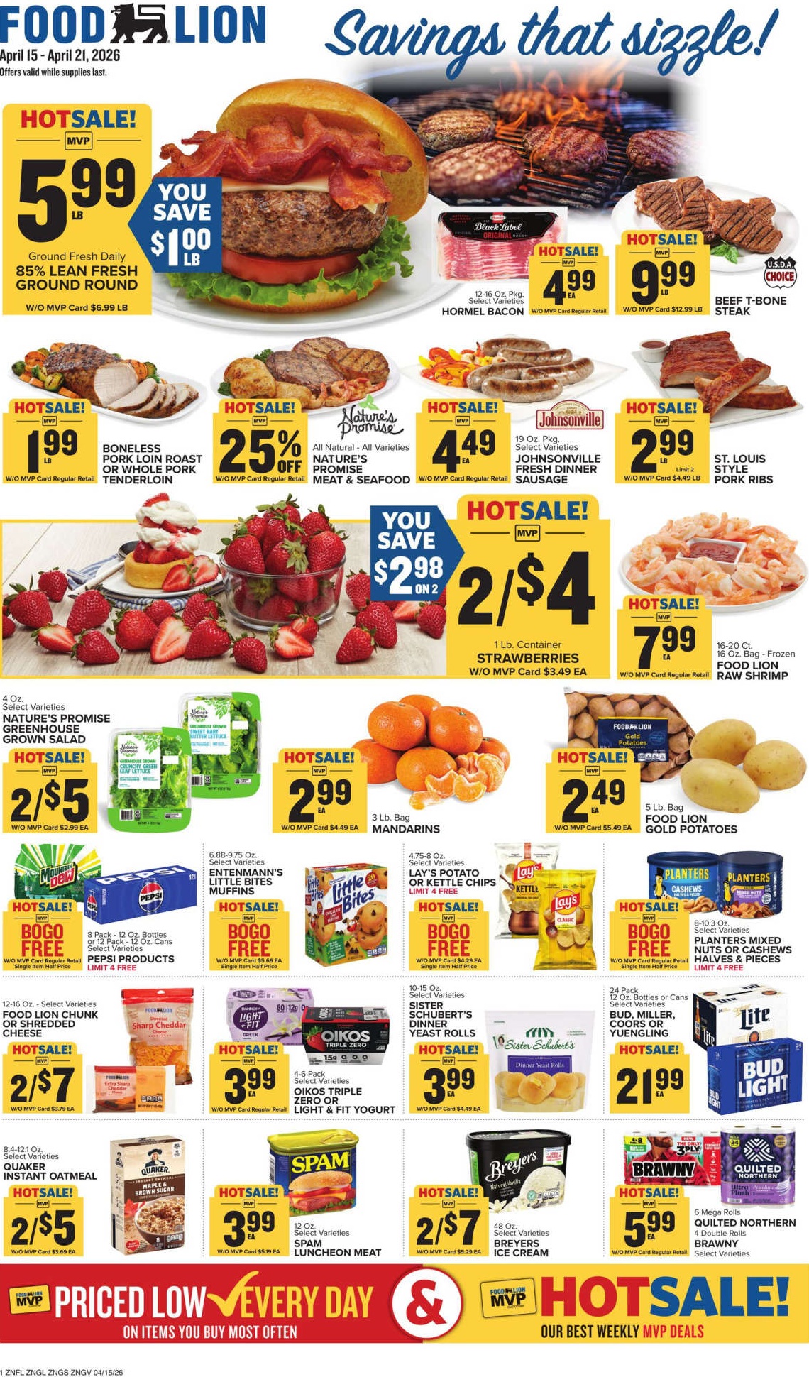 Food Lion Weekly Ad Page 1
