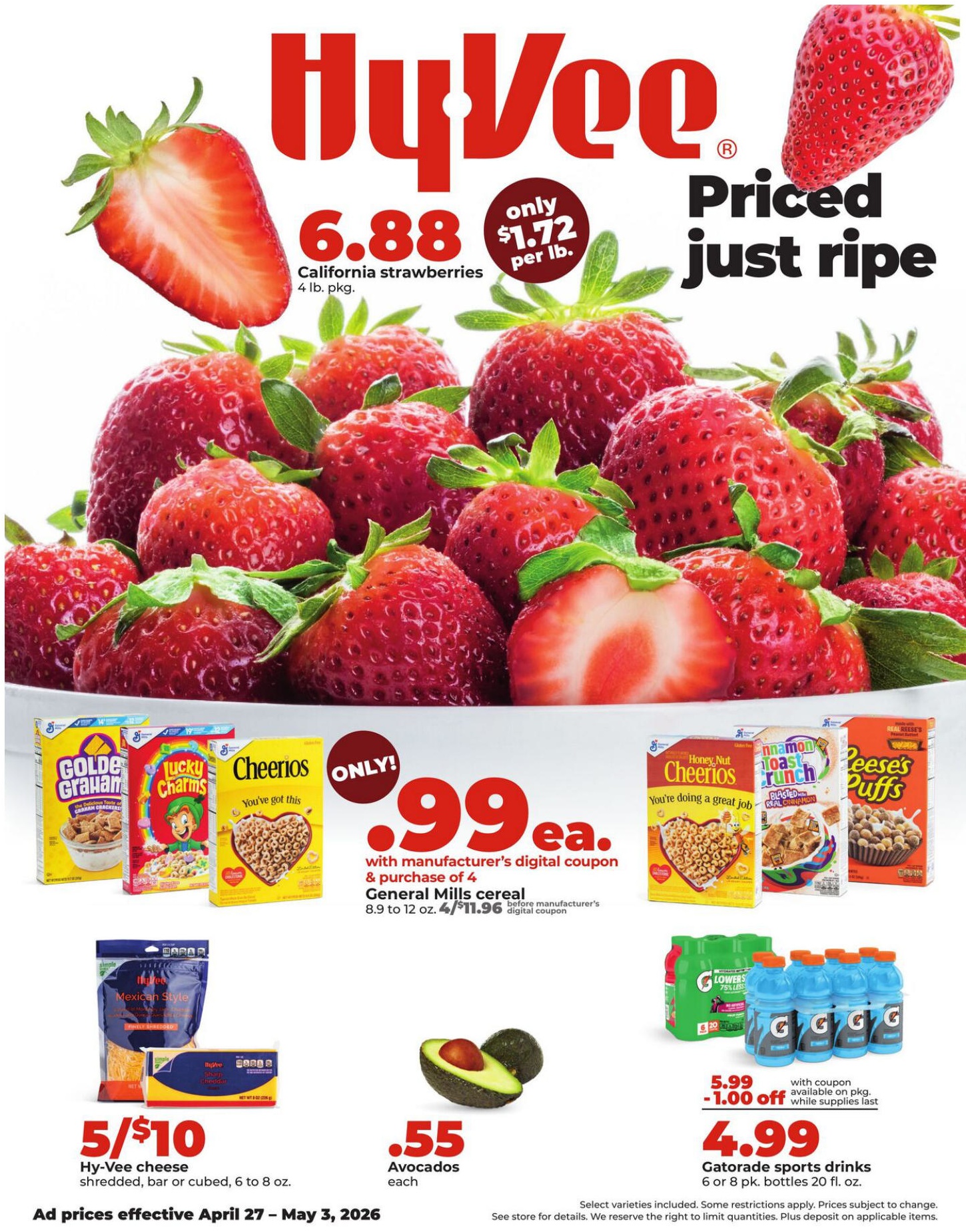 Hyvee Weekly Ad Page 1