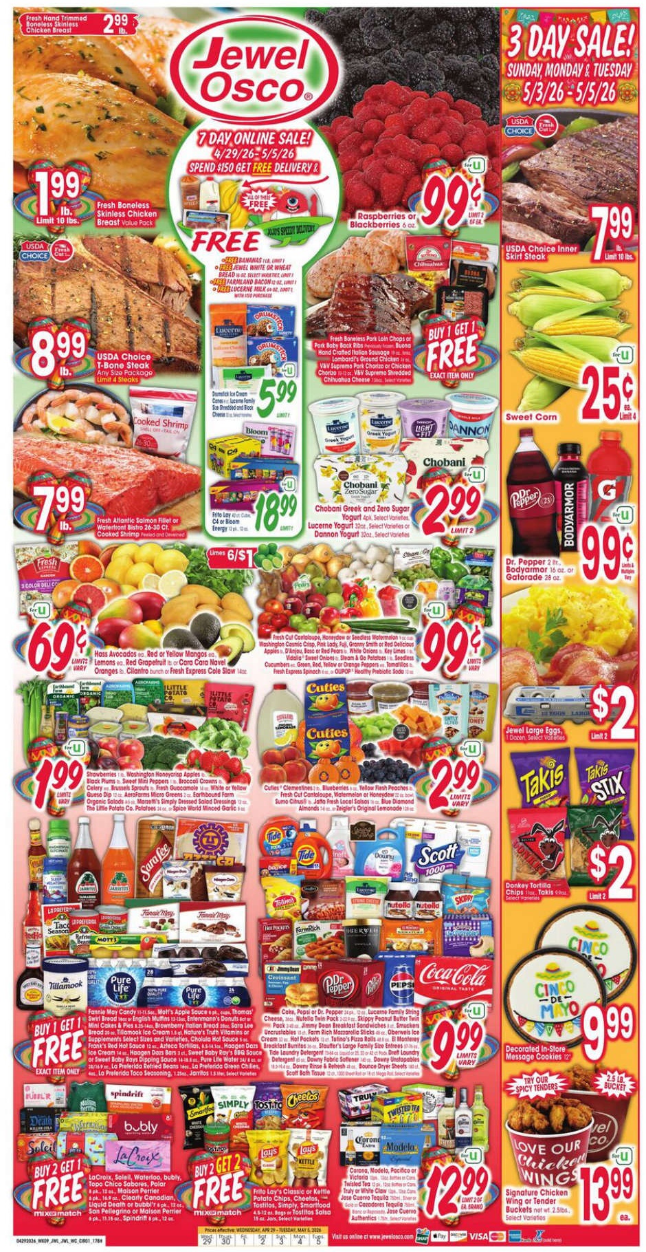 Jewel-Osco Weekly Ad Page 1