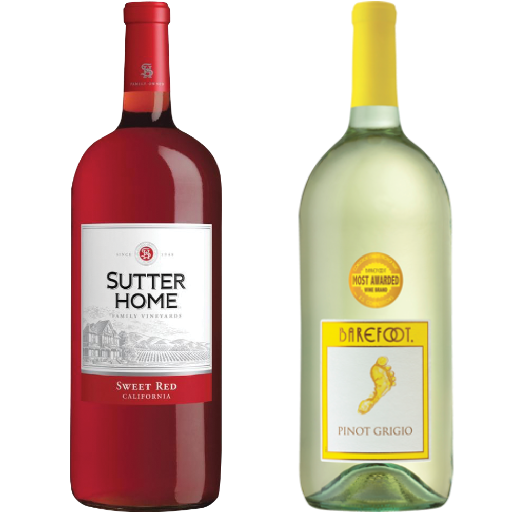 Sutter Home, Barefoot or Yellowtail