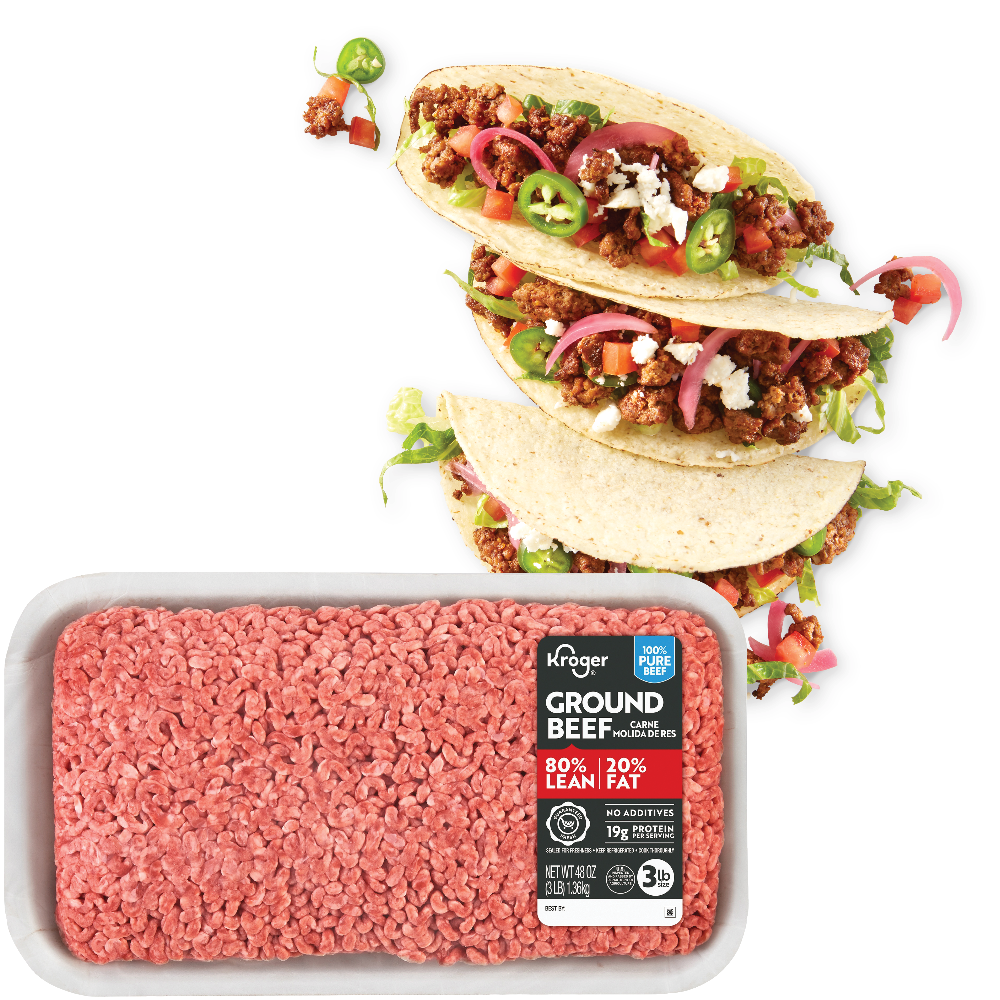 Kroger 80% Lean Ground Beef