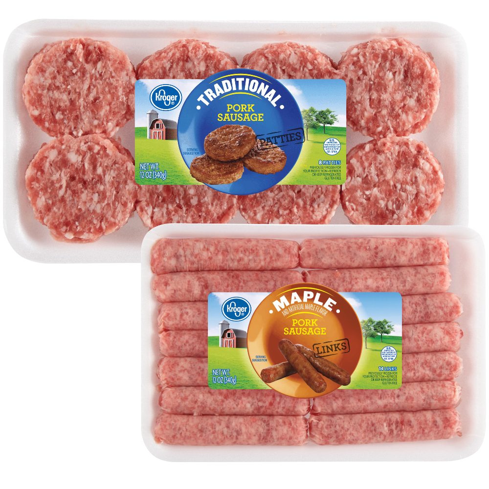 Kroger Breakfast Sausage Links or Patties