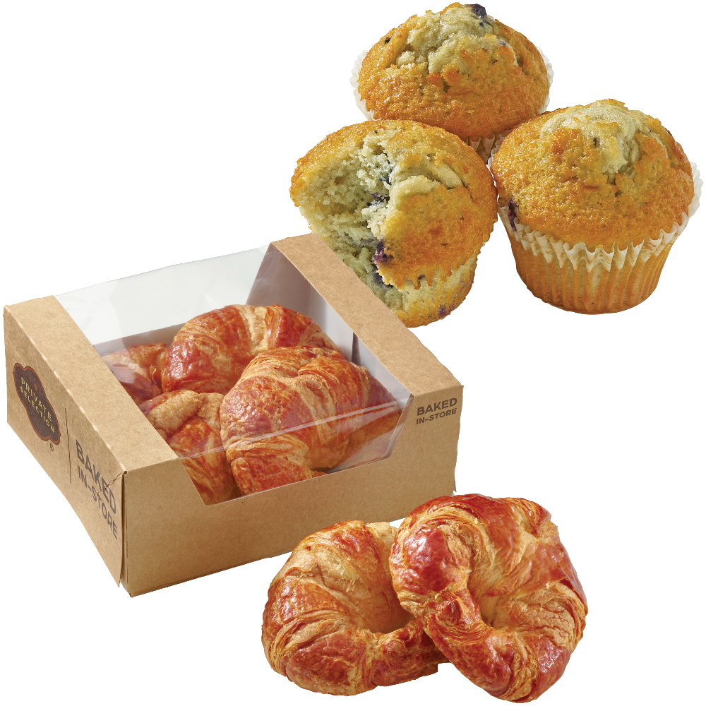 Fresh Baked Private Selection Butter Croissants