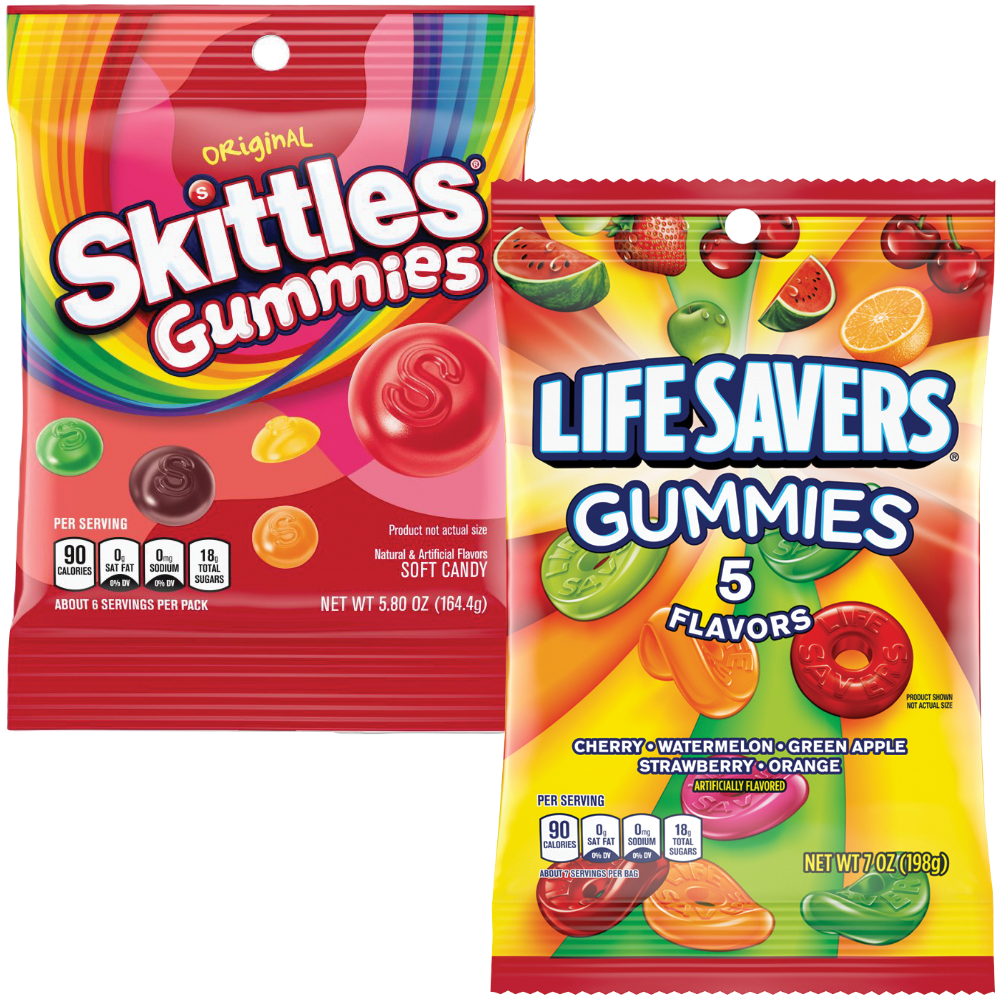 Lifesavers or Skittles Gummies