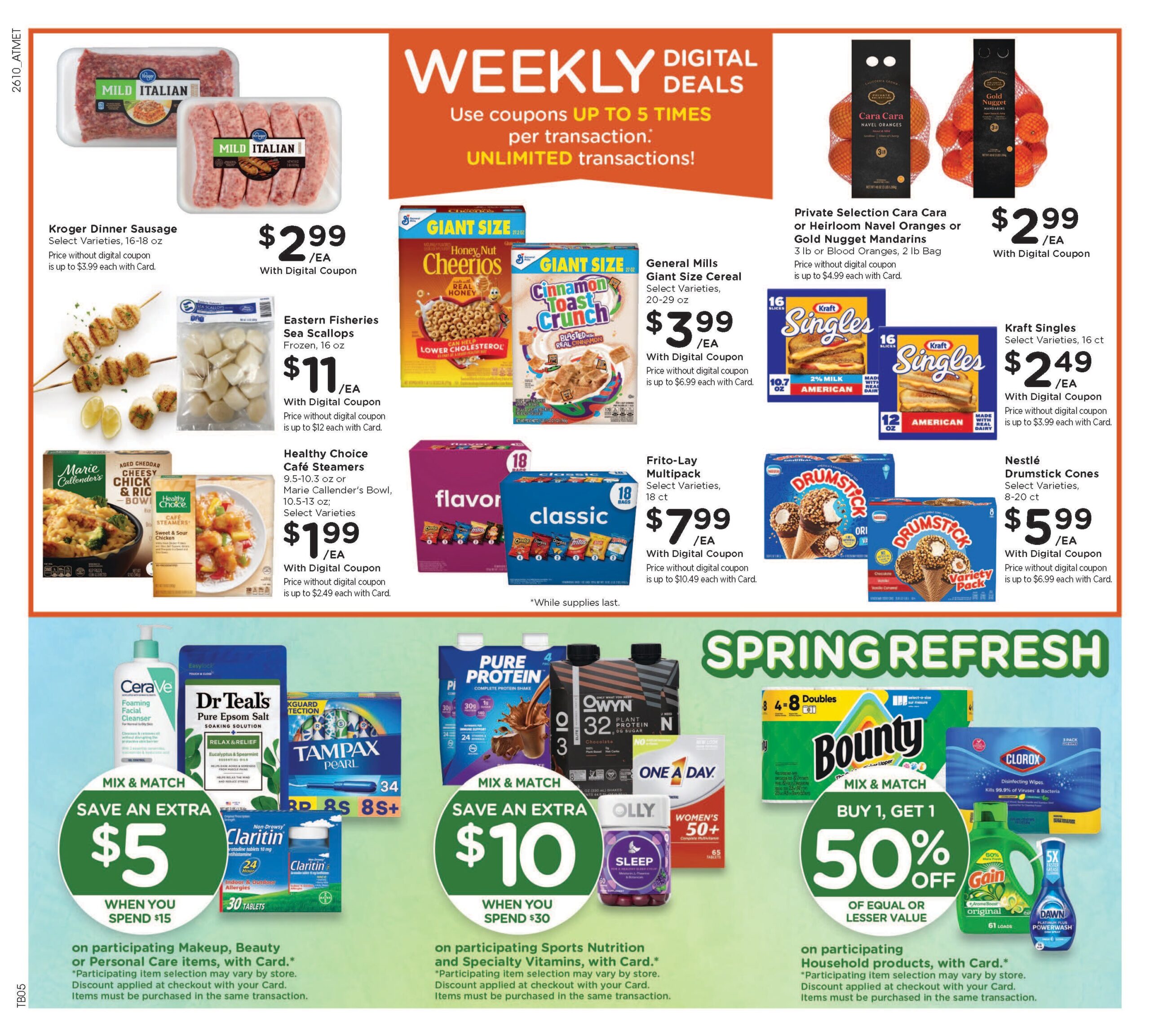 Kroger Weekly Ad Page 999999