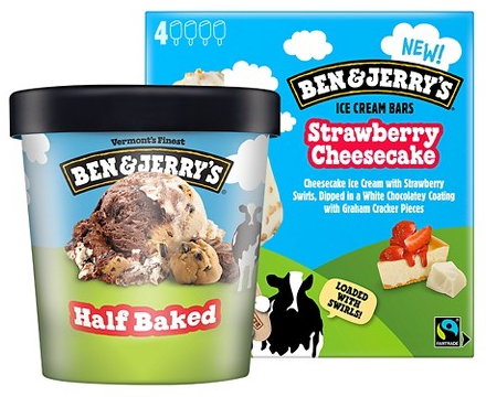 Select Ben & Jerry’s frozen treats